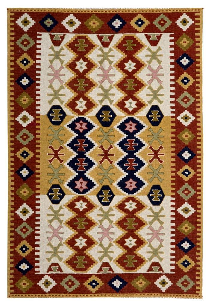 SARIGOL HANDWOVEN RUG MULTI 114X169