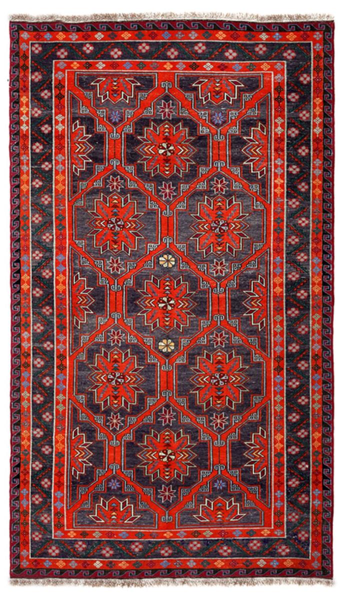 SOUMAK HANDWOVEN RUG RED 177x297