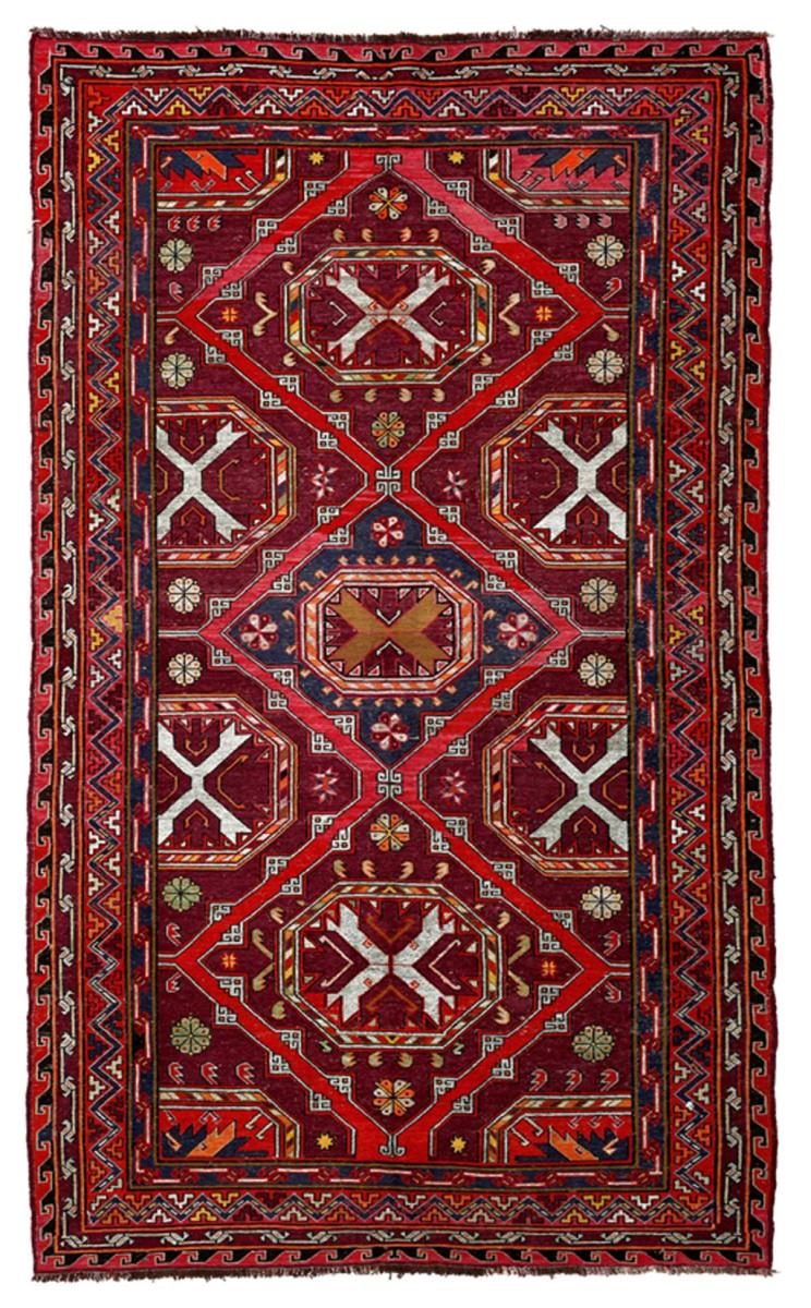 SOUMAK HANDWOVEN RUG RED 178x284